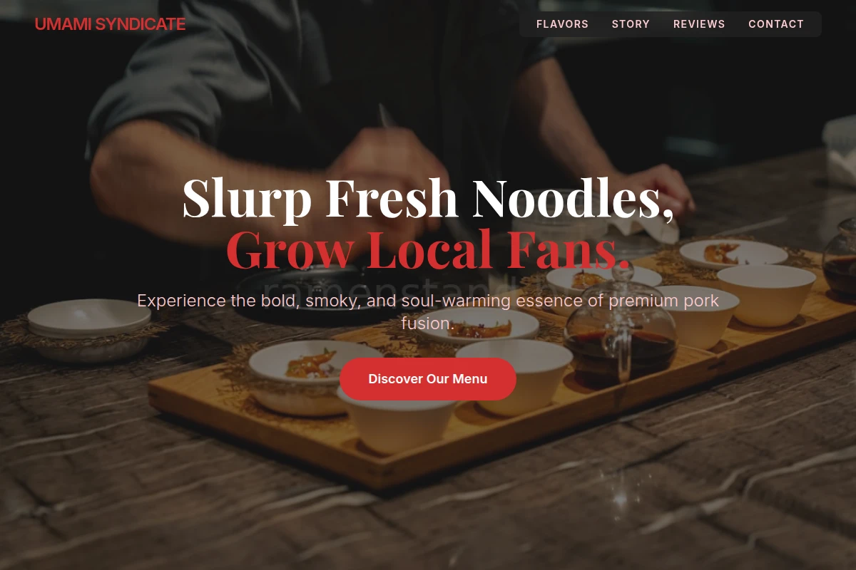 Pork Asian Fusion Food