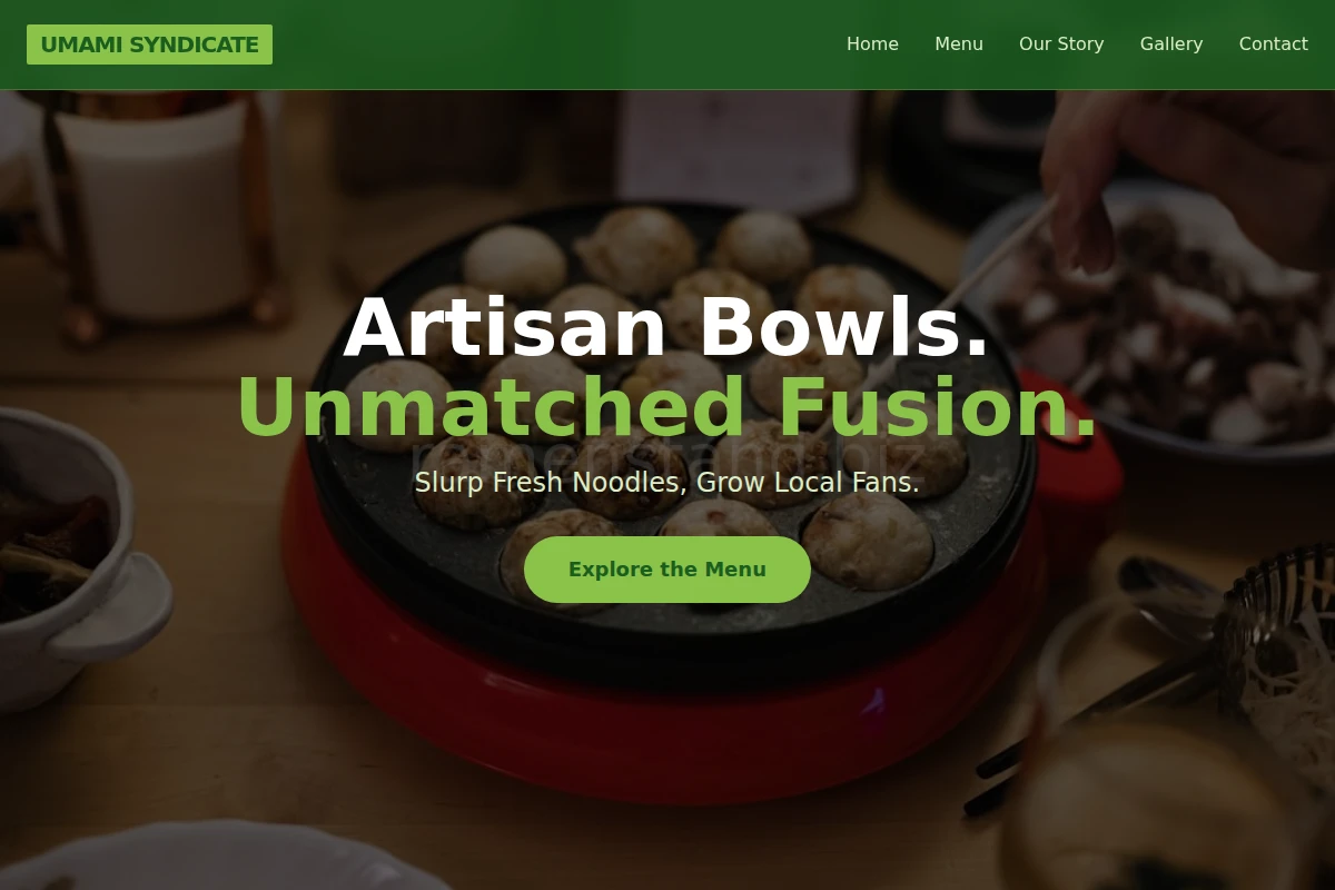 Ceramic Asian Fusion Food