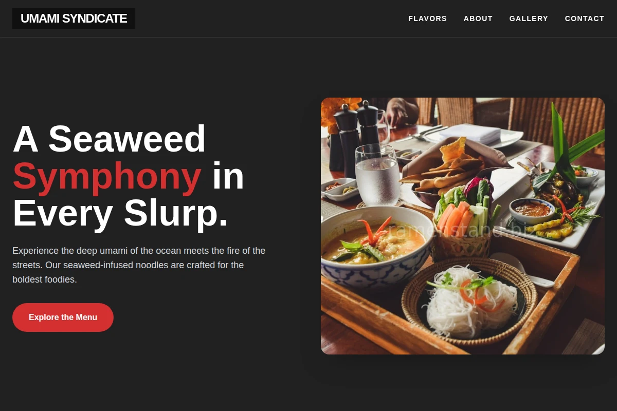 Seaweed Asian Fusion Food